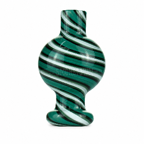 Skleněný Carb Cap Bubble – Green Spiral