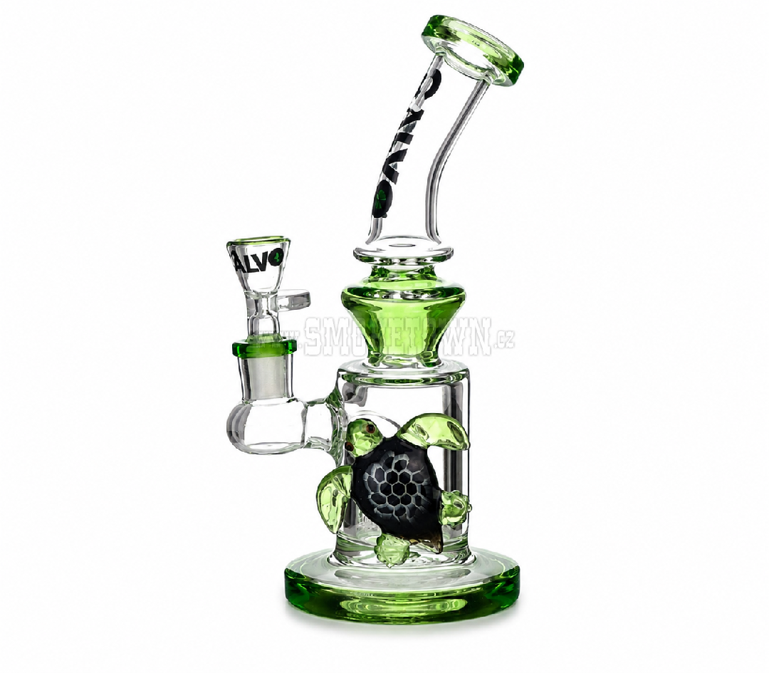 Calvo Turtle Glass Bong Green SG 14.5 2