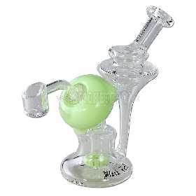 Black Leaf Recycle Bong Oil Percolator green SG 14