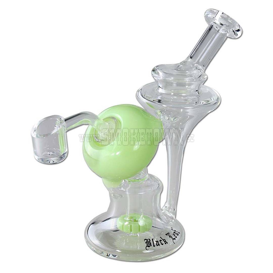 Black Leaf Recycle Bong Oil Percolator green SG 14