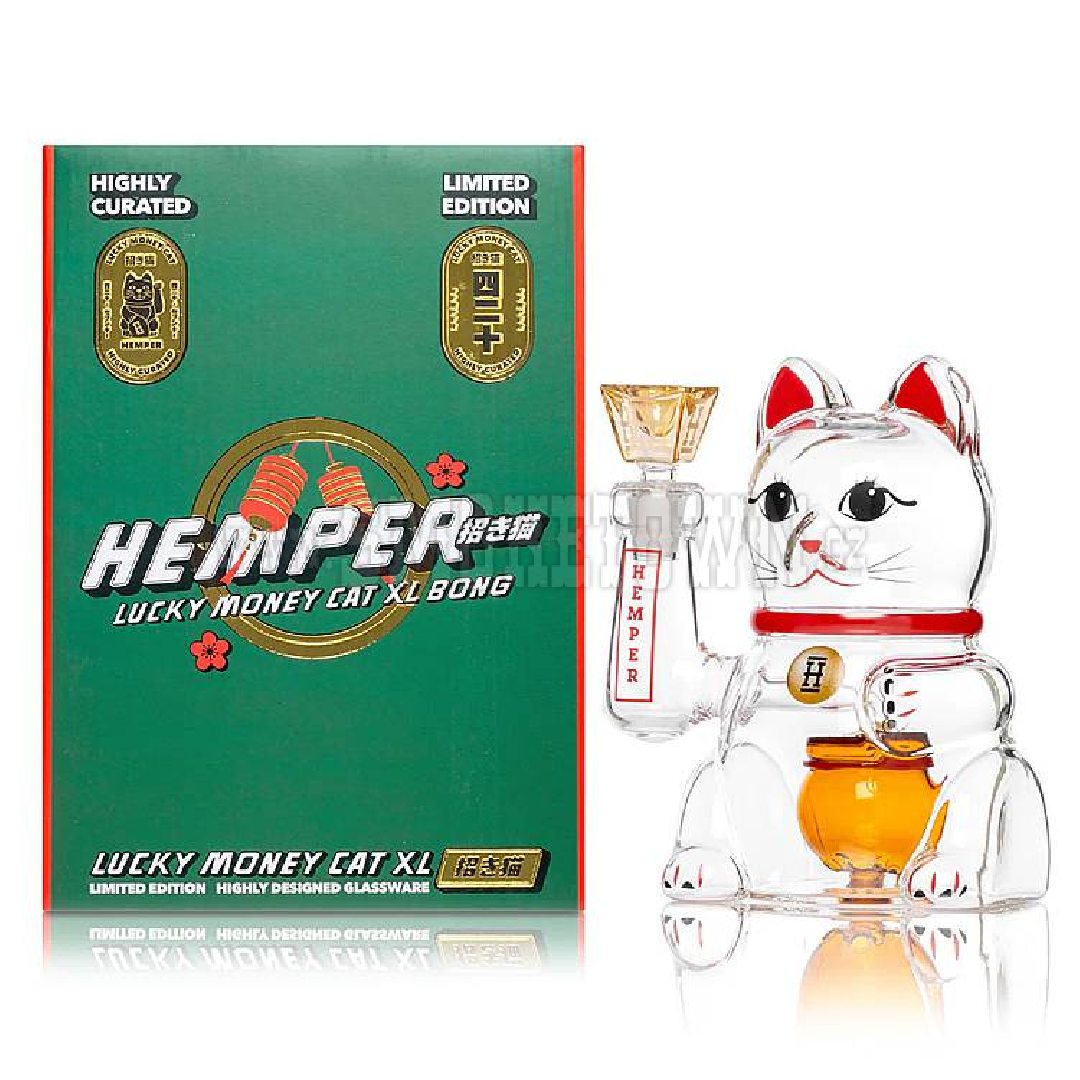 Lucky Cat XL Bong 7″ – originální skleněný bong 2