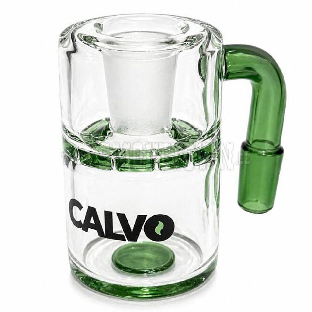 Calvo Dry Ash Catcher Green 90° – 14 mm