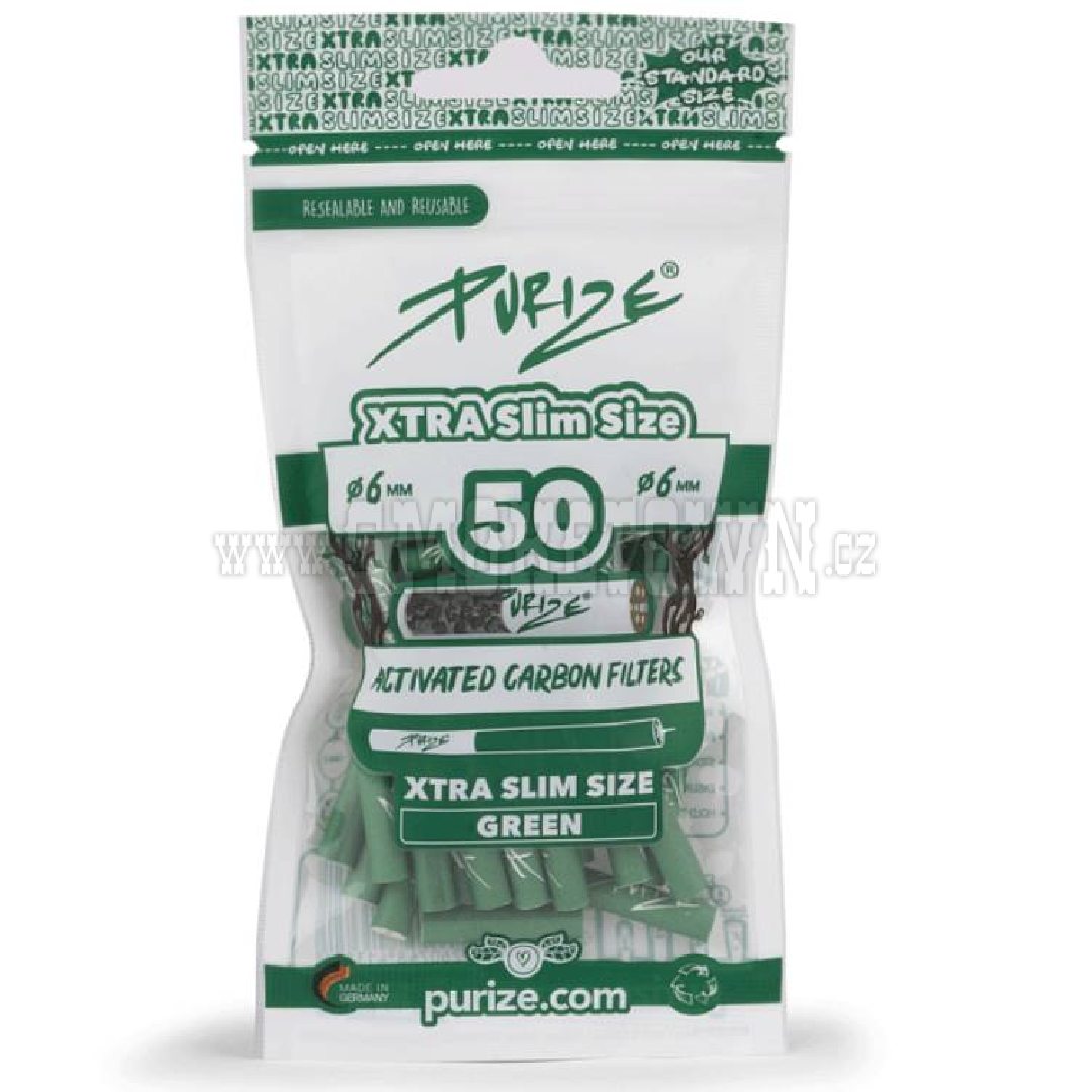 Purize Filters XTRA Slim Size 50ks 6 mm