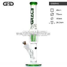 Grace Glass 7MM Icebong 18-Arm Percolator Green 50cm