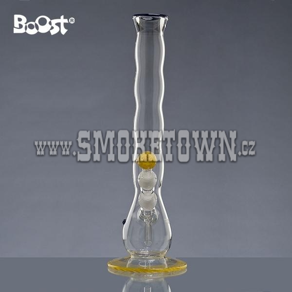 Boost Special Corrugated Glass Bong Straight 42cm 2