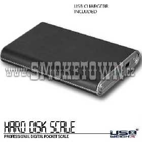 Hard Disk Black Aluminium Scale 0.1x500g