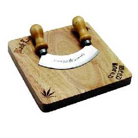 Weed Board with Chopping Knife